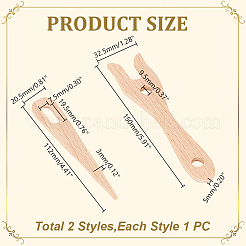 Telar de madera plexer&nbsp;DIY-WH0591-144A