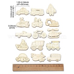 Découpes de bois non finies&nbsp;WOOD-CJC0001-12