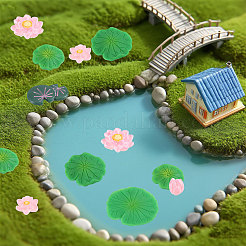 35 Stück 7 Stile Kunstharz-Wasserpflanzen-Ornament&nbsp;AJEW-CA0005-01