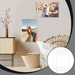 Rechteckiger Acryl-Tischkarten-Displayrahmen und doppelseitiges Klebeband&nbsp;AJEW-WH0609-493B