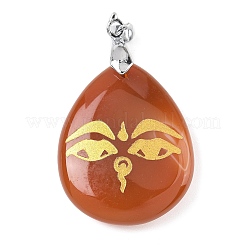 Pendentifs pierres précieuses naturelles mixtes&nbsp;G-F786-09O