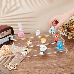 3-stöckige Acrylmodell-Spielzeug-Organizer-Halter&nbsp;ODIS-WH0026-08B