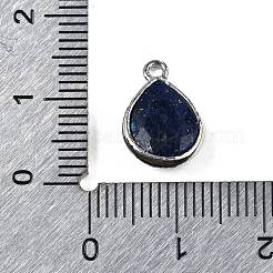 Pendentifs à facettes en lapis-lazuli teinté naturel&nbsp;G-U019-05P-07