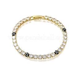 Bracelets à maillons et breloques en laiton émaillé&nbsp;BJEW-Z094-02G-02A