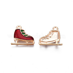 Noël pendentifs émail en alliage&nbsp;X-ENAM-Q442-56