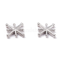 Zink-Legierung Cabochons&nbsp;PALLOY-WH0036-22P