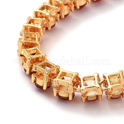 Bracelet tennis homme strass classique&nbsp;BJEW-I297-01G-02
