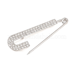 Sicherheitsnadelbroschen mit Kristallstrass&nbsp;JEWB-A040-01B-P