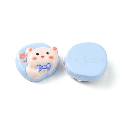 Cabochons en résine de dessin animé mignon opaque&nbsp;LS-CRES-O006-06F