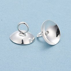 Pendentifs à capuchon de perle en acier inoxydable 201&nbsp;STAS-L244-27A-S
