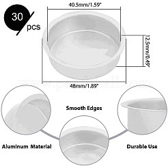 Kerzenbecher aus Aluminium&nbsp;LS-AJEW-WH0299-83