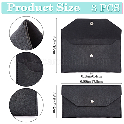 3 cartera de cuero sintético&nbsp;AJEW-CN0002-65