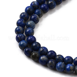 Natürlicher Lapislazuli Perlenstränge&nbsp;G-L621-B10-4mm-AB
