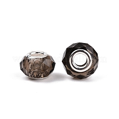 Perle di vetro trasparente europei&nbsp;GPDL-N004-D14mm-B17
