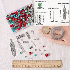 DIY-Set zur Herstellung von Armbändern aus ethnischen Edelsteinen&nbsp;DIY-SC0020-96