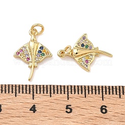 Ottone micro spianare pendenti zirconi&nbsp;KK-A291-12H-G02