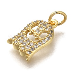 Micro Pave Bijoux de zircone cubique en laiton de placage en râtelier&nbsp;KK-I720-15G