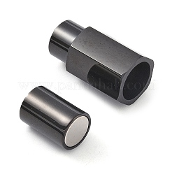 Ionenplattierung (IP) glatter Magnetverschluss aus Edelstahl 304 mit eingeklebten Enden&nbsp;STAS-H402-63B-5MM