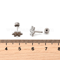 Ohrstecker aus 304 Edelstahl&nbsp;EJEW-H161-01P-E