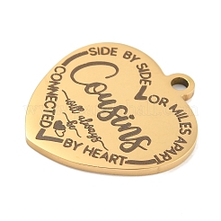 Colgantes de acero inoxidable 201 con revestimiento al vacío de PVD&nbsp;STAS-L079-26G-05
