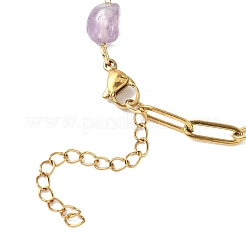 Herstellung von Büroklammerkettenarmbändern aus Edelstahl 304&nbsp;AJEW-JB01434-03
