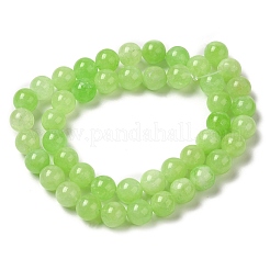 Naturali tinti giada bianca fili di perline&nbsp;G-M402-C03-18