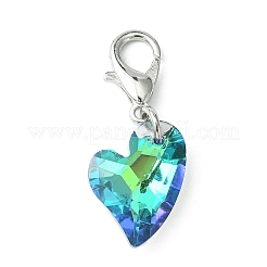 Herz-Anhänger aus Glas&nbsp;HJEW-JM01154