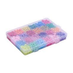 Gemischte Stil Kunststoffperlen&nbsp;MACR-WH0005-01