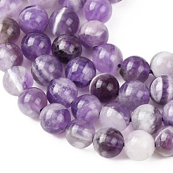 Natürliche Chevron-Amethyst-Perlenstränge&nbsp;G-P428-04A-6mm