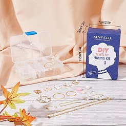 Kit de fabrication de boucles d'oreilles pendantes sur le thème du lapin&nbsp;DIY-SC0017-56