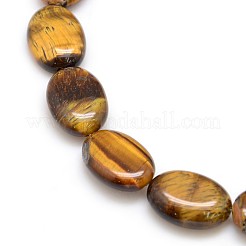 Natürlichen Edelstein Tigerauge Perlen Stränge&nbsp;G-L164-A-07