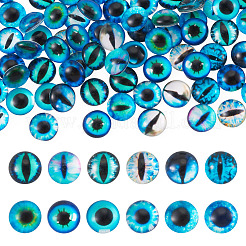70pcs 2 Arten Glascabochons&nbsp;GLAA-TADJ0001-18E