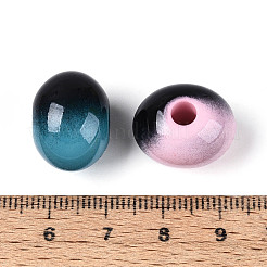 Sprühlackierte opake Acrylperlen&nbsp;SACR-T018-21M