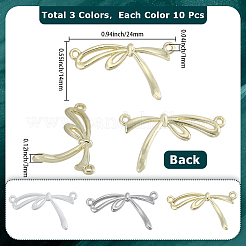 30 pz 3 colori ciondoli in lega&nbsp;FIND-SC0021-09