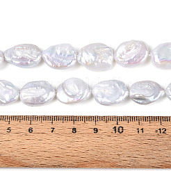 Natürliche Barock Keshi Perlen Stränge&nbsp;PEAR-S020-T10-01