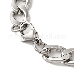Figaro-Kettenarmbänder aus 304er Edelstahl&nbsp;BJEW-L673-027P