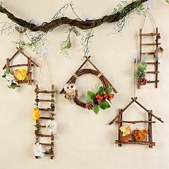 Bâtons de branches de bois&nbsp;WOOD-WH20007-16B