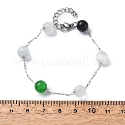 Bracelets à chaîne en acier inoxydable 304&nbsp;BJEW-C094-01P-07