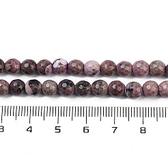 Naturbrand Knistern Achat Perlen Stränge&nbsp;G-C082-A01-35