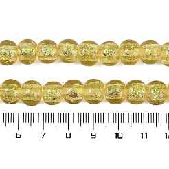 Fili di perline di lampwork in lamina fatti a mano&nbsp;FOIL-K003-04J