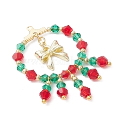 Pendentifs en perles de verre faits main sur le thème de Noël&nbsp;PALLOY-MZ00795-01