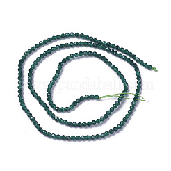 Hilos de abalorios de jade blanco natural&nbsp;G-F596-46D-2mm