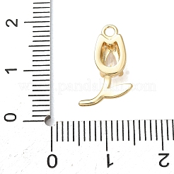 Pendentifs en laiton zircon cubique transparent&nbsp;KK-H294-02A-G