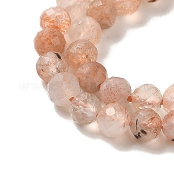 Natürliche sunstone Perlen Stränge&nbsp;G-B074-B03-03
