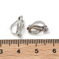 Ohrclips aus Messing zum Aufstecken&nbsp;KK-G557-34P