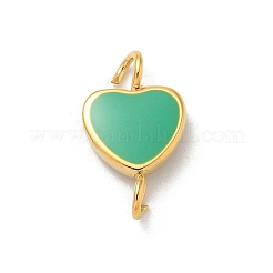 Placcatura ionica (ip) 304 acciaio inossidabile smaltato ciondolo a forma di cuore&nbsp;STAS-G351-08G