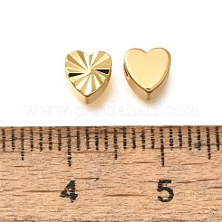 Perles en laiton texturées&nbsp;KK-Z092-01C-G