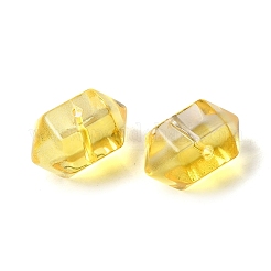 Perles de verre transparent teintées et chauffées&nbsp;GLAA-F132-01F