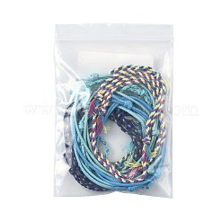 14 ensemble de bracelets en cordon de coton 7 couleurs pour hommes et femmes&nbsp;BJEW-FS00025-02