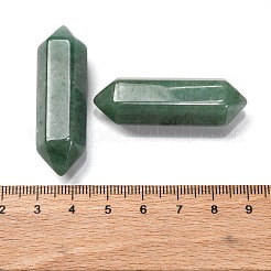 Natürlicher grüner Aventurin mit doppelten Enden&nbsp;G-C153-01G